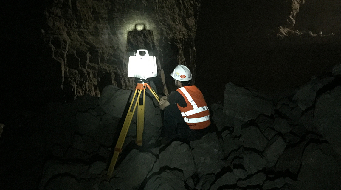 Dolomite Mine Pillar LiDAR Surveys