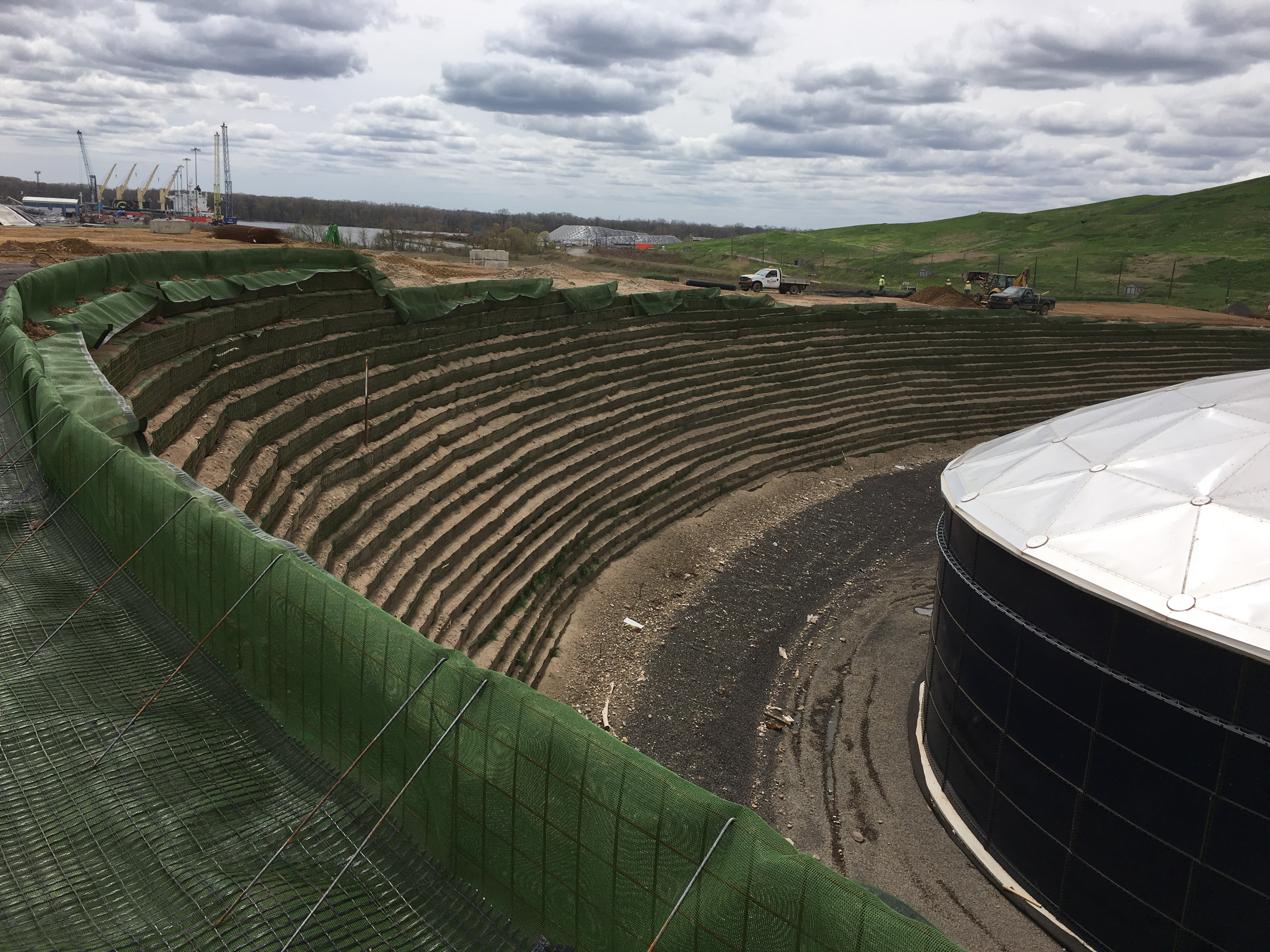 CQA Services for Waste Disposal Cells Construction